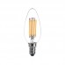 6 WATT E14  BEYAZ DÜZ BUJİ RUSTİK AMPUL ERD-93